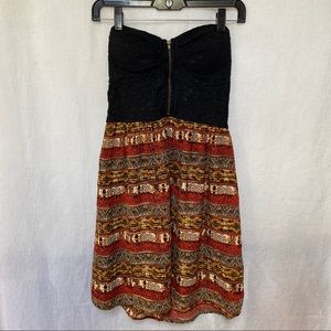 Strapless dress